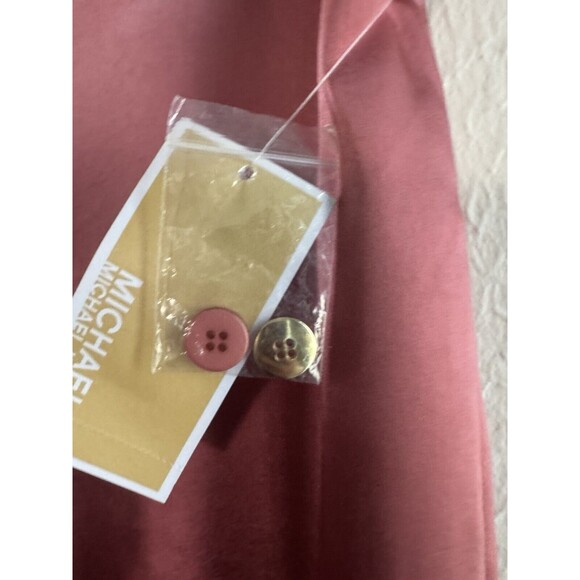 Michael Kors pants Women's Solid Satin Cargo Zippered Pants Dusty Rose size M - Picture 6 of 15